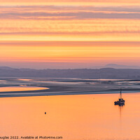Buy canvas prints of Beautiful Sunrise across Morecambe Bay by Keith Douglas
