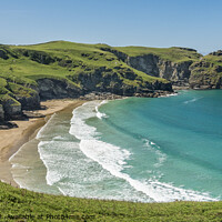 Buy canvas prints of Benoath Cove and Bossiney Haven, North Cornwall by Keith Douglas