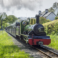 Buy canvas prints of River Irt Steam Locomotive by Keith Douglas