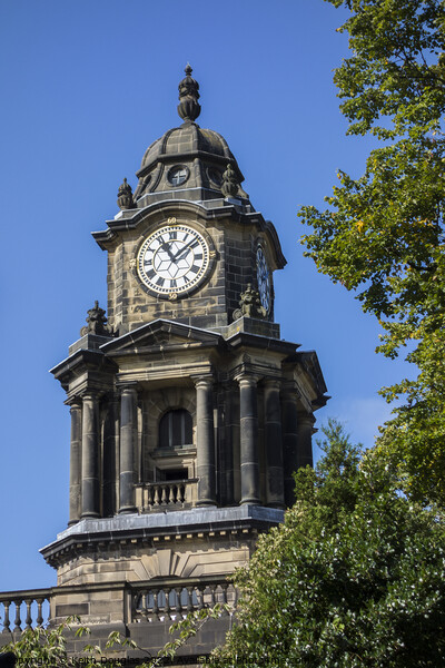 The Town Hall Clock, Lancaster Picture Board by Keith Douglas