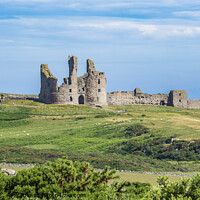 Buy canvas prints of Dunstanburgh Castle from the South West by Keith Douglas