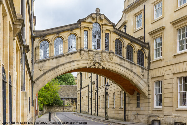 The Bridge of Sighs, Oxford Picture Board by Keith Douglas