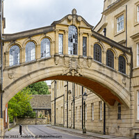 Buy canvas prints of The Bridge of Sighs, Oxford by Keith Douglas