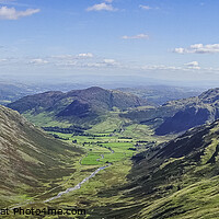 Buy canvas prints of Langdale Valley Panorama (Lake District) by Keith Douglas