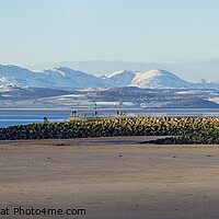 Buy canvas prints of Snow across The Bay by Keith Douglas