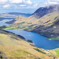 Buy canvas prints of Buttermere and Crummock Water from Haystacks by Keith Douglas