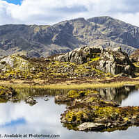 Buy canvas prints of Innominate Tarn and Pillar, Lake District  by Keith Douglas