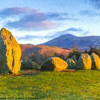 Buy canvas prints of A selection of Castlerigg Stones by Keith Douglas