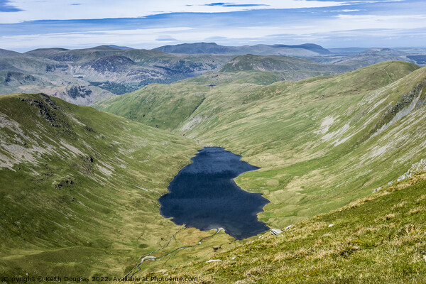 Hayeswater in the Lake District Picture Board by Keith Douglas