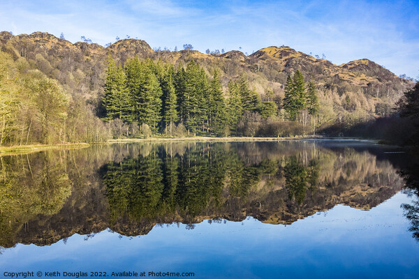 Yew Tree Tarn, Lake District Picture Board by Keith Douglas
