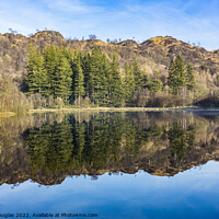 Buy canvas prints of Yew Tree Tarn, Lake District by Keith Douglas