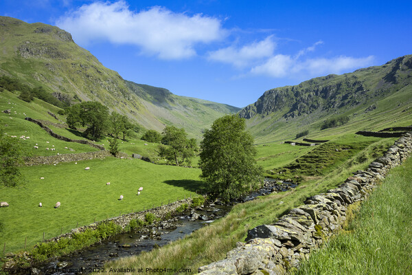 Longsleddale, Lake District Picture Board by Keith Douglas