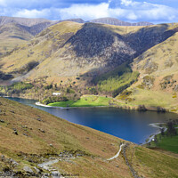 Buy canvas prints of The path down to Buttermere by Keith Douglas