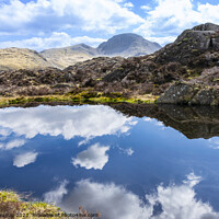 Buy canvas prints of Haystacks summit and Great Gable by Keith Douglas