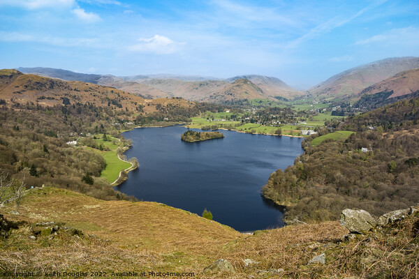 Grasmere from Loughrigg Fell Picture Board by Keith Douglas