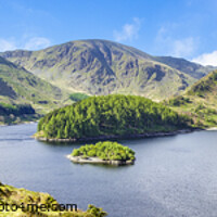 Buy canvas prints of Mardale Head Panorama by Keith Douglas