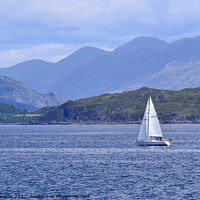Buy canvas prints of Boat near Morar, Scottish Highlands by Keith Douglas