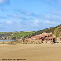 Buy canvas prints of South Cornwall Beach  by Keith Douglas