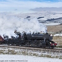 Buy canvas prints of Santa Special in the Yorkshire Dales by Keith Douglas