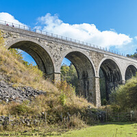 Buy canvas prints of The Monsal Viaduct, Derbyshire by Keith Douglas