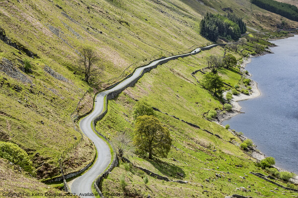 The Road to Mardale Head Picture Board by Keith Douglas
