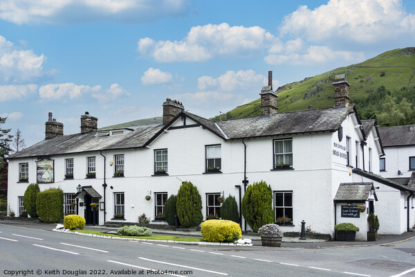 The Swan Hotel, Grasmere Picture Board by Keith Douglas