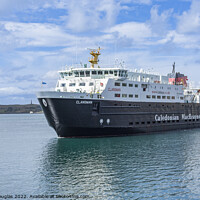 Buy canvas prints of Clansman Ferry at Oban by Keith Douglas