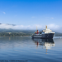 Buy canvas prints of Ferry at Brodick, Isle of Arran by Keith Douglas