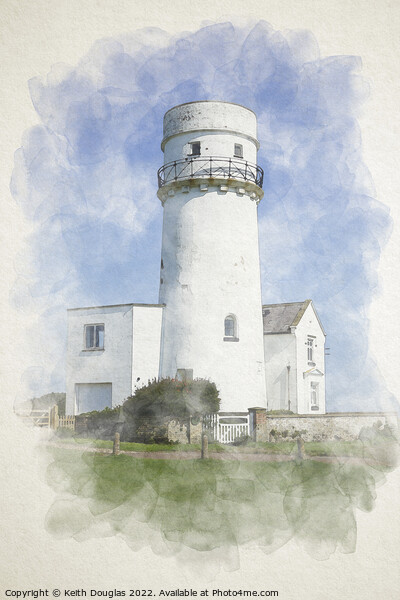 The Old Lighthouse Picture Board by Keith Douglas