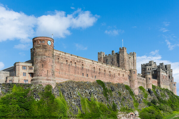 Bamburgh Castle, Northumberland Picture Board by Keith Douglas