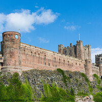 Buy canvas prints of Bamburgh Castle, Northumberland by Keith Douglas