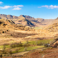 Buy canvas prints of The Langdales - Panorama by Keith Douglas
