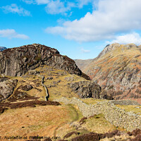 Buy canvas prints of Side Pike and the Langdale Pikes by Keith Douglas