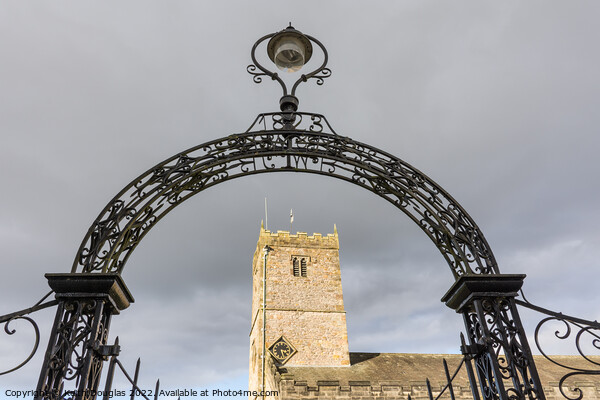 Saint Mary's Church Tower and Gates, Kirkby Lonsdale Picture Board by Keith Douglas