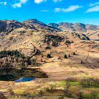 Buy canvas prints of Blea Tarn and the Langdale Fells, Lake District by Keith Douglas
