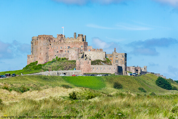 Bamburgh Castle from the South East Picture Board by Keith Douglas