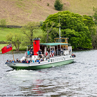 Buy canvas prints of Ullswater Steamer at Howtown by Keith Douglas
