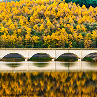 Buy canvas prints of The Viaduct at Ladybower by Keith Douglas