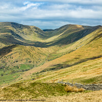 Buy canvas prints of North from the Garburn Road, Lake District by Keith Douglas