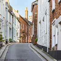 Buy canvas prints of Fore Street in Kingsand, Cornwall by Keith Douglas