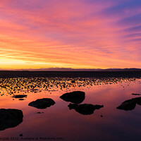 Buy canvas prints of Morecambe Bay Sunset by Keith Douglas