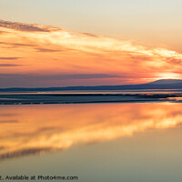 Buy canvas prints of Morecambe Bay sunset over Black Combe by Keith Douglas
