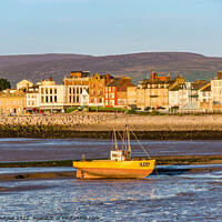 Buy canvas prints of Morecambe Seafront and Fishing Boat by Keith Douglas