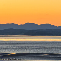 Buy canvas prints of Morecambe Bay Sunset and the Lakeland Hills by Keith Douglas