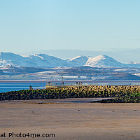 Buy canvas prints of Morecambe Bay winter panorama by Keith Douglas