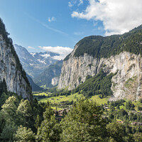 Buy canvas prints of Lauterbrunnen, Switzerland by Keith Douglas