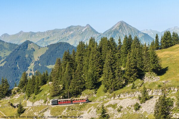 Widerswil to Schynige Platte Railway, Switzerland Picture Board by Keith Douglas