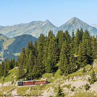 Buy canvas prints of Widerswil to Schynige Platte Railway, Switzerland by Keith Douglas