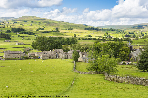 Hardraw near Hawes, Wensleydale, North Yorkshire Picture Board by Keith Douglas