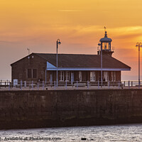 Buy canvas prints of Morecambe Bay Sunset over the Stone Jetty by Keith Douglas
